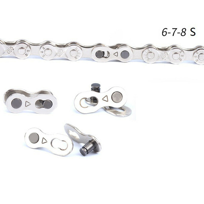 Bicycle Steel Missing Link Bike Chain Joining Links  Connector Joint - 6 7 8