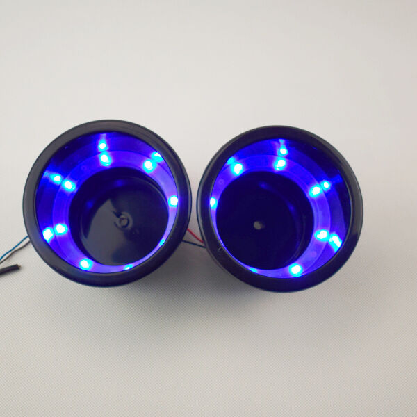 4PCS 8LED Blue Plastic Cup Drink Holder Marine Boat Car Truck Camper Practical