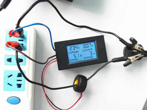 100A AC Digital LED Power Panel Meter Monitor Power Energy Voltmeter Ammeter