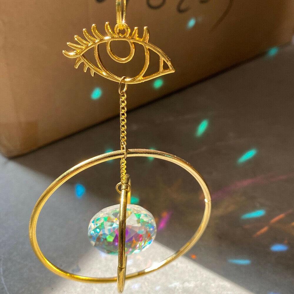Crystal Sun Catcher Prism Pendant Suncatcher Rainbow Maker Window Hanging Decor