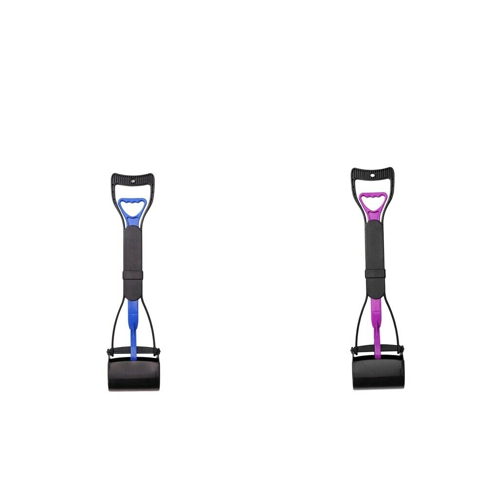 2pcs Portable Dog Poop Scooper Pet Litter Cleaning Tools For Medium Dogs
