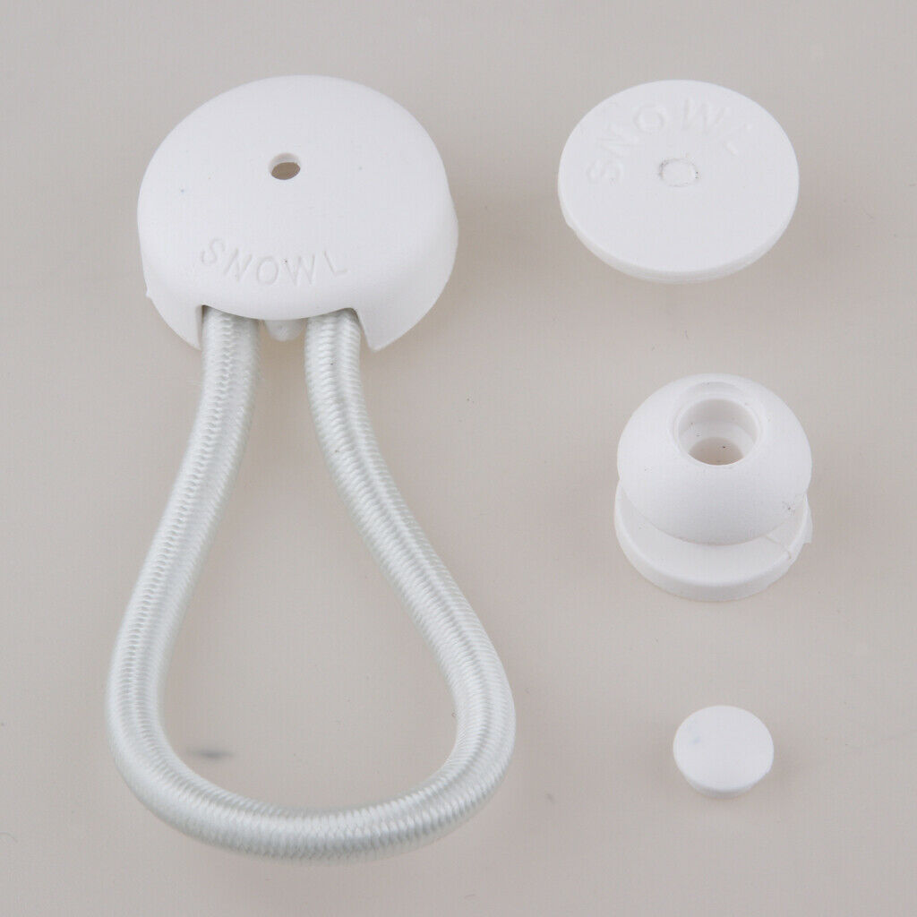Bungee Ball Tarp Tie Down Cord - with White/Black Color