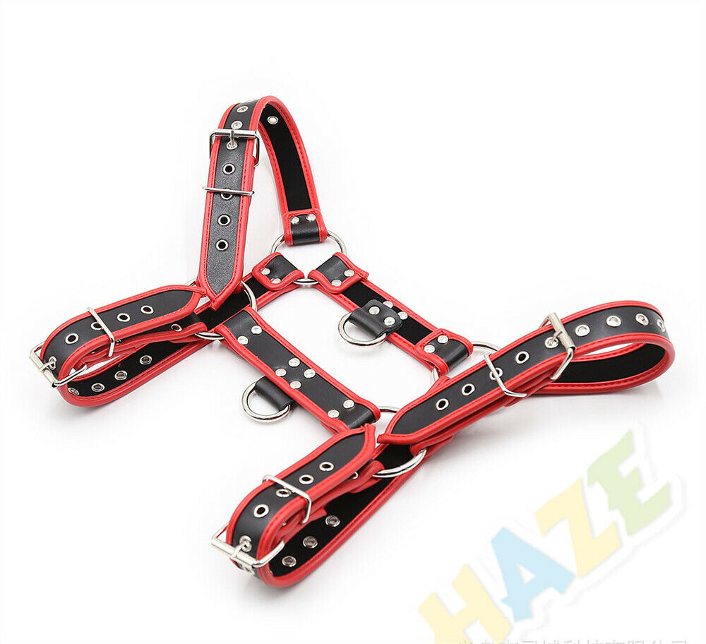 Sexy Men Leather Body Harness Belt Strap Tied Bondage Restraints Flirting New