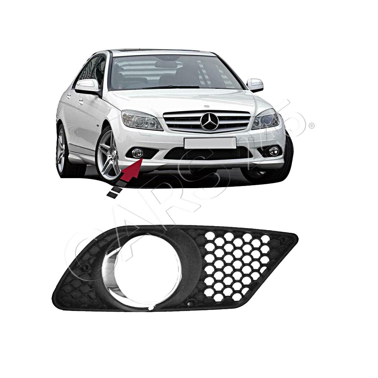 Front Bumper Grill RIGHT Fits MERCEDES C-Class W204 AMG 2007-2011