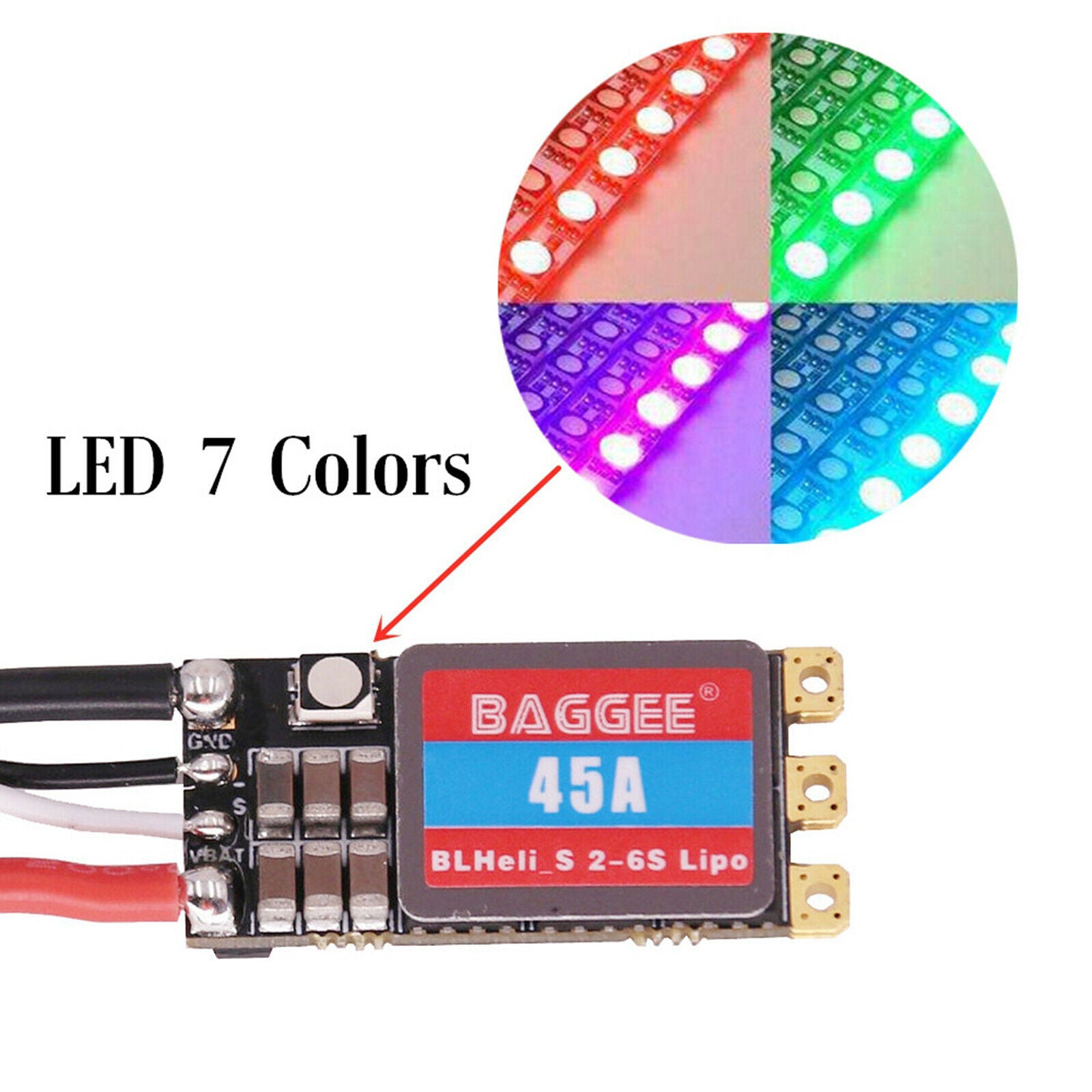 BLHeli-S Brushless ESC Support Dshot150/300/600 Oneshot42 Aircraft Accessory 45A