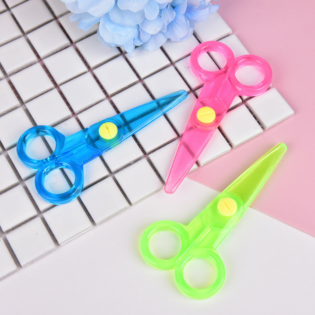 Quality Safety scissors Paper cutting Plastic scissors Children's handmad.l8