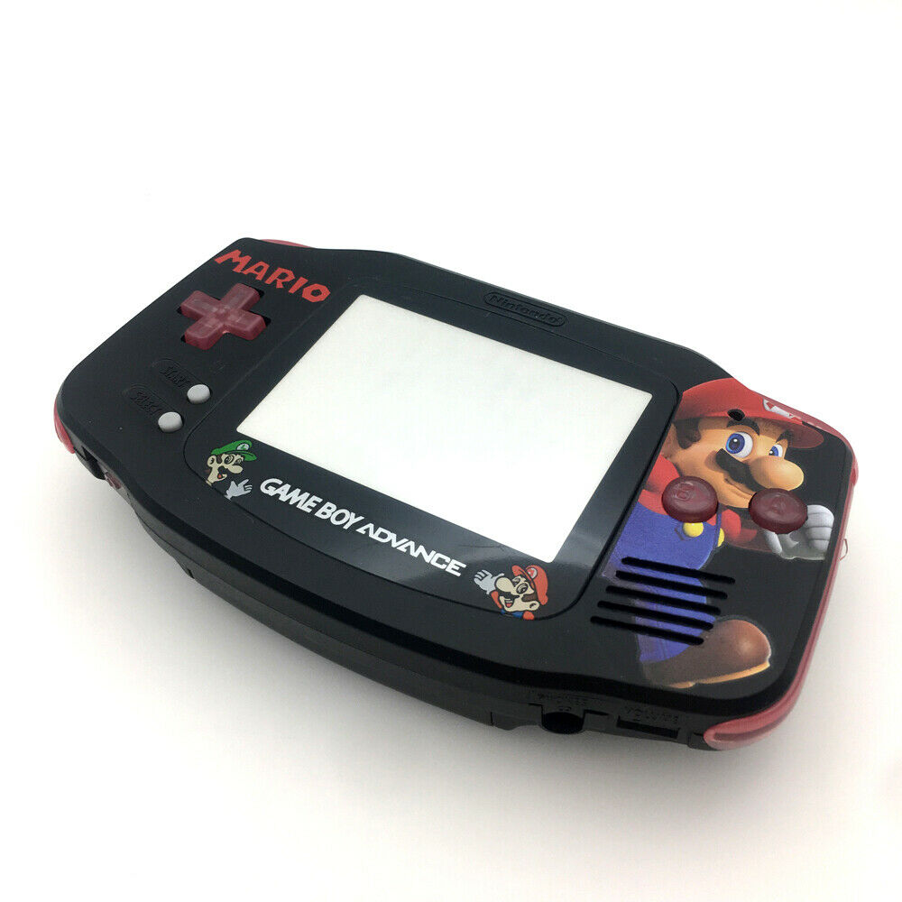 Super Mario 2 Black Housing Shell case Cover For Game Boy Advance GBA Console