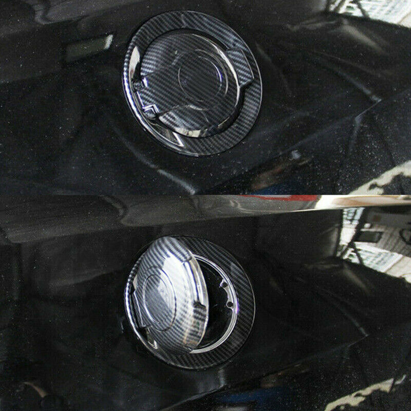 Car Carbon Fiber Style Fuel Cap Oil Fuel Tank Cover Fit for Dodge Challenger