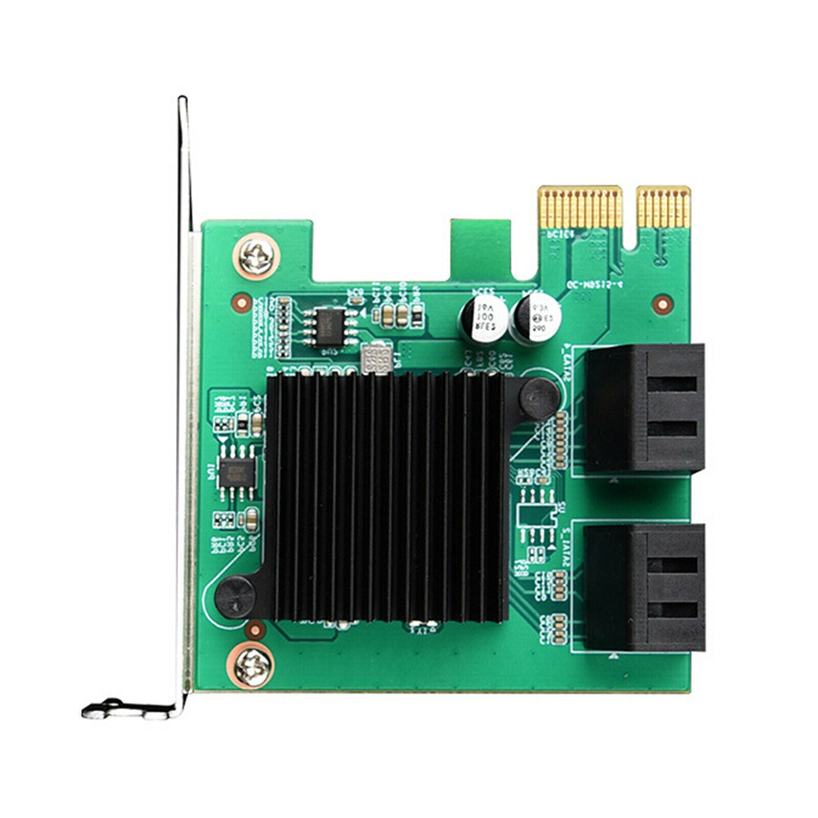 PCI-E to SATA3.0 Expansion Card Converter SSD 4X 8X 16X for Linux Desktop PC