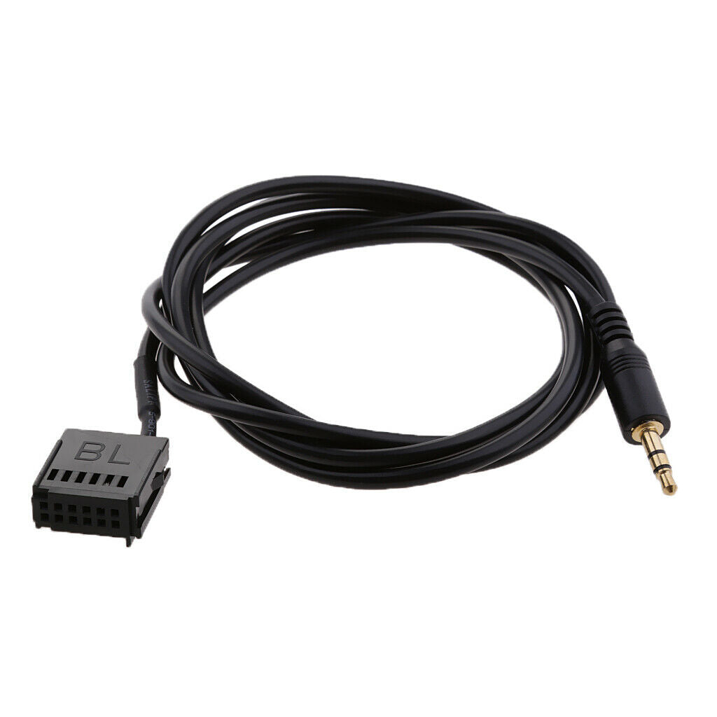 Car 3.5mm Male Aux Audio Input Connector Cable Adapter for Ford Focus Mondeo