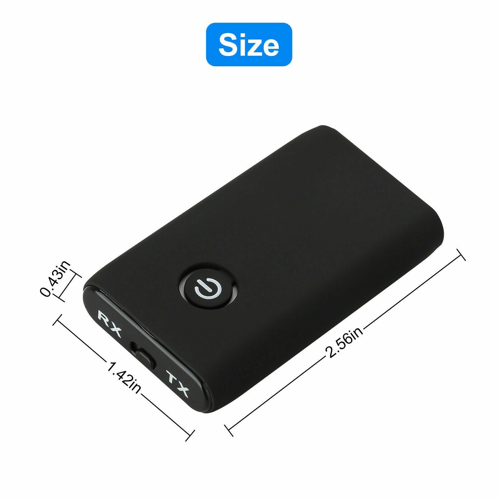 2in1 Bluetooth 5.0 Transmitter Receiver Wireless Audio Aux 3.5mm USB Adapter Car