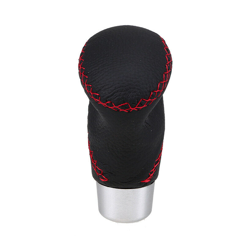 Car Gear Knob Shifter Black Leather Manual Shifter Handle Universal Fit most Car