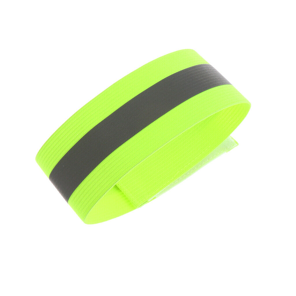 1 Pack Cycling Running Reflective Bands Arm Reflector Biking Tape Pants Clip