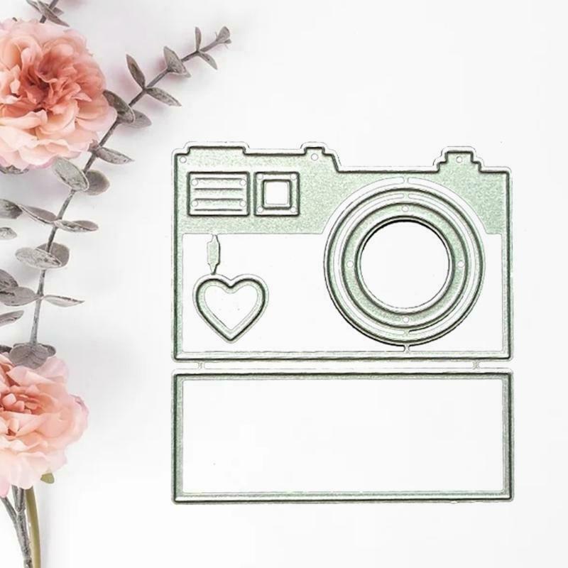 Camera Metal Cutting Dies Stencil DIY Scrapbooking Album Paper Card Template