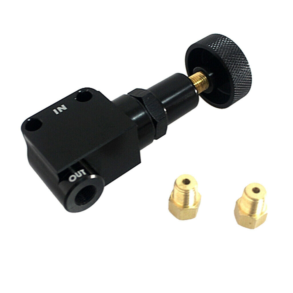 Black Adjustable Bias Brake Proportioning Valve AF64-3042BLK