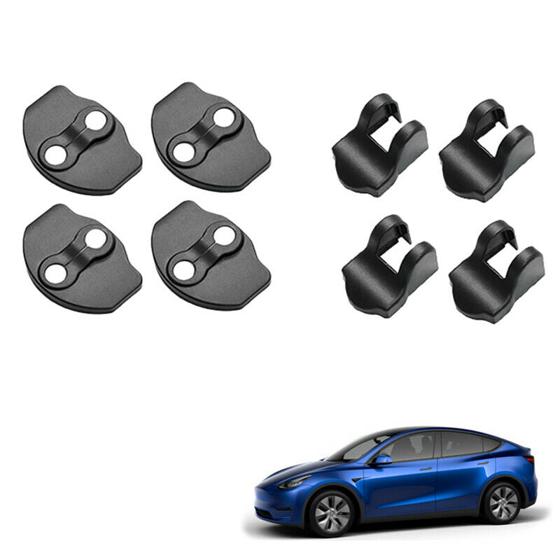 8PCS Car-Styling Car Door Lock Cover and Door Stopper Limiting Arm Covers foT5Y8