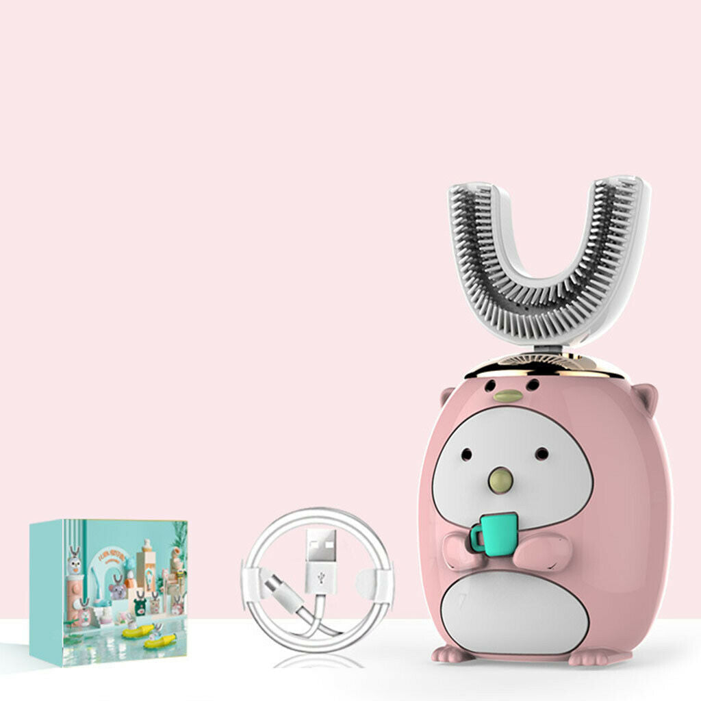 U-Shaped Auto Ultrasonic Electric Toothbrush Five Modes 360Â°Oral Teeth