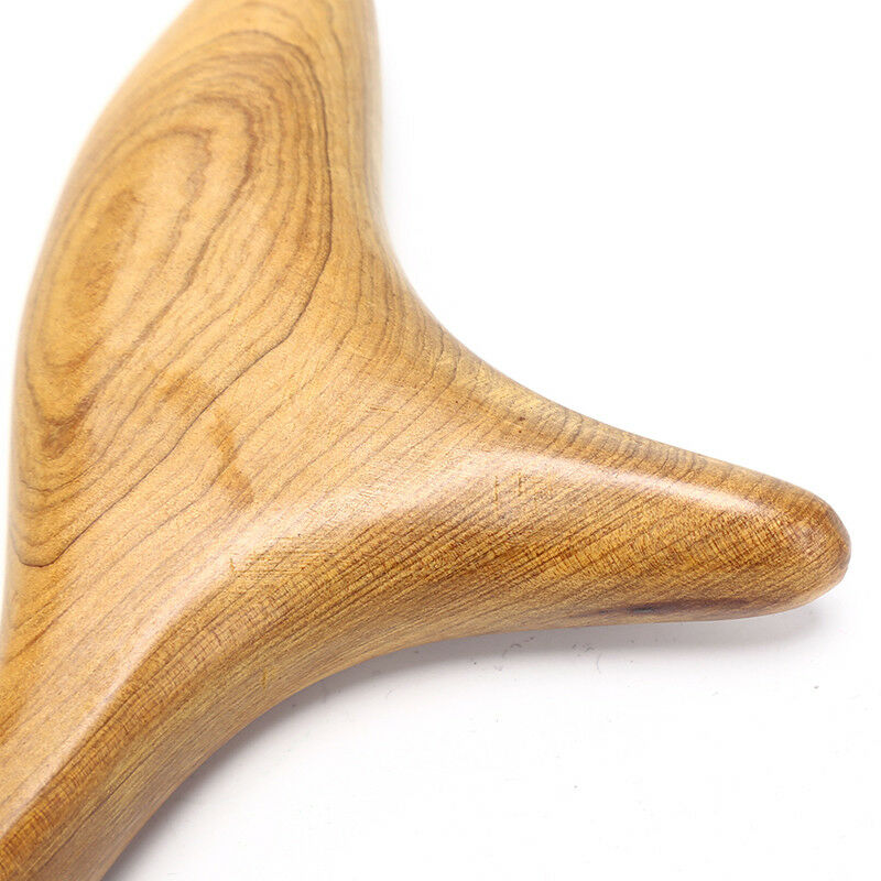 triangle body wood neck shiatsu reflexology wooden spa  massager blood GwJCABDA