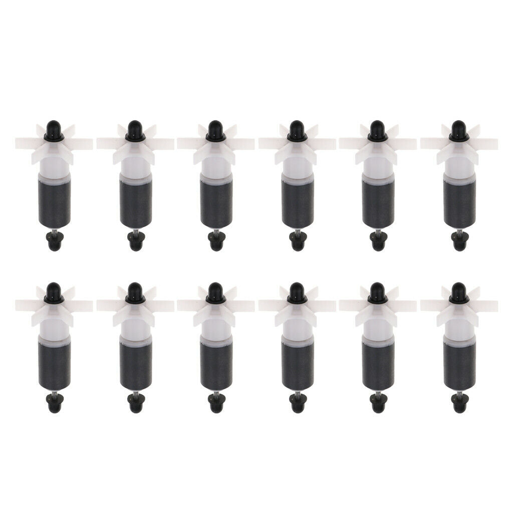 12x Aquarium Canister Motor Impeller Assembly Replacement Spare Parts Ponds