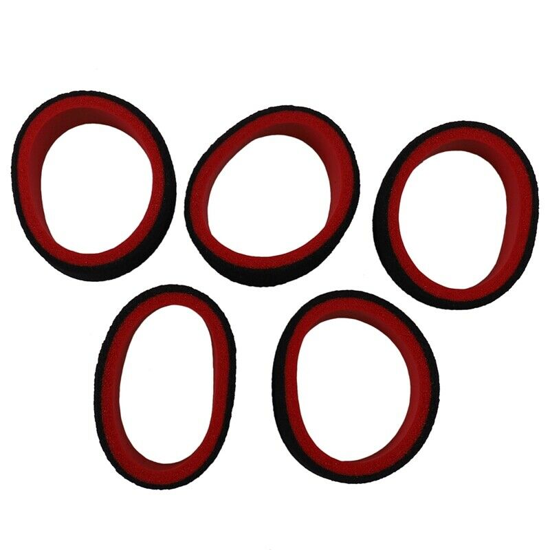 1X(5Pcs 2-Color RC Cars Transmitter Stee Wheel Foam Grip Hand Wheel Sponge f6F6)