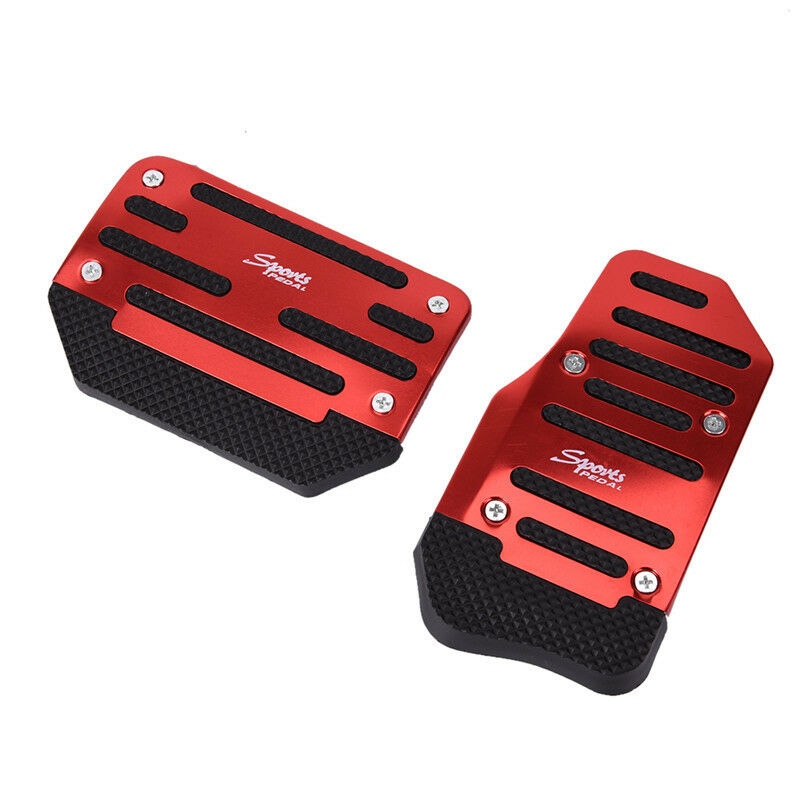 3X/2X Car Auto Vehicle Non-slip Pedal Foot BoardTreadle Cover Pad AluminiuY Ad