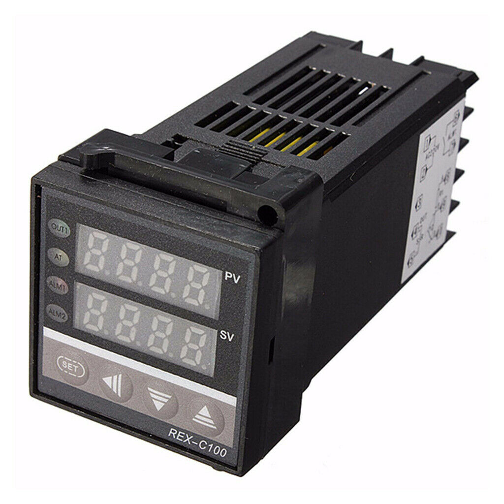 AC Temperature Controller Thermostat and max.40A SSR w/ K Thermocouple Kit