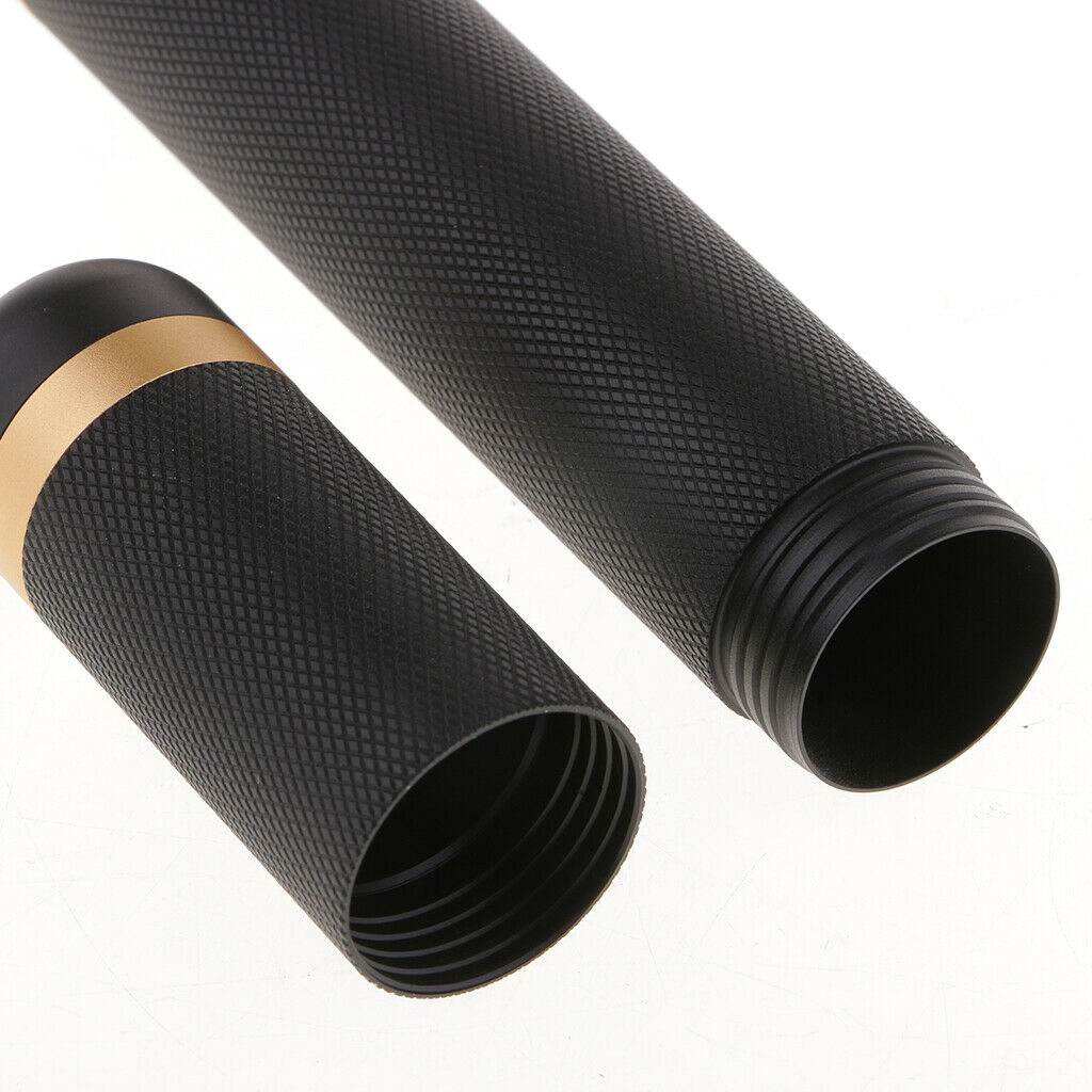 Portable Wooden Cigar Tube Storage Case Humidor Tobacco Cigar Holder Black