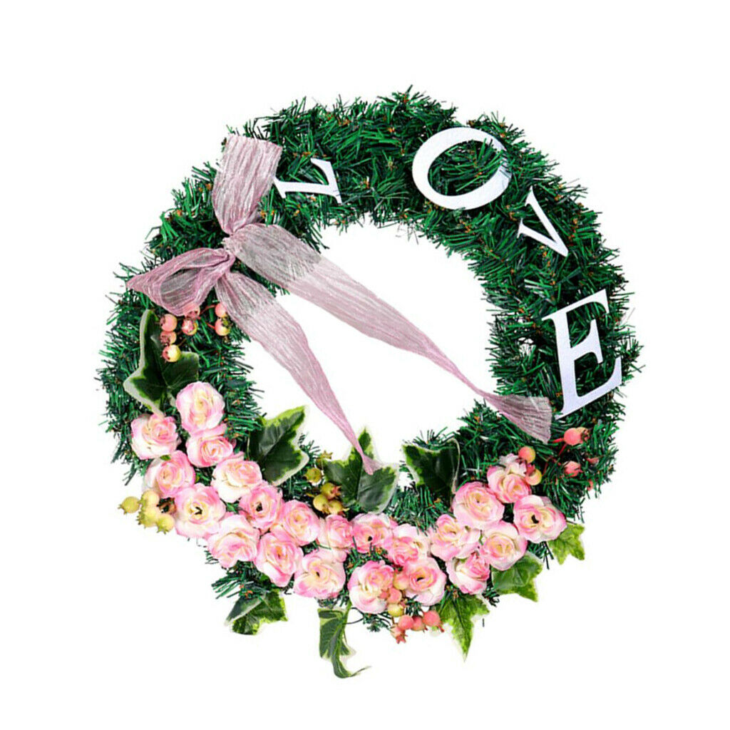 Love Letter Wreath Rustic Handmade Wreath Express Love to Family and Friends