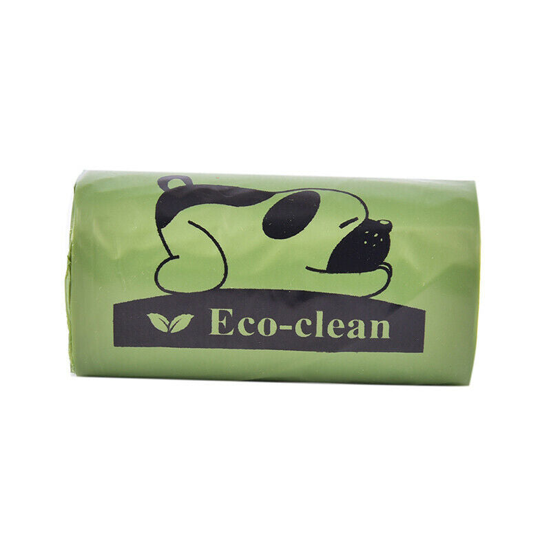 8Rolls/120Pcs Degradable Pet Waste Poop Trash Bags Dog Cat Cleaning Garbage BDA