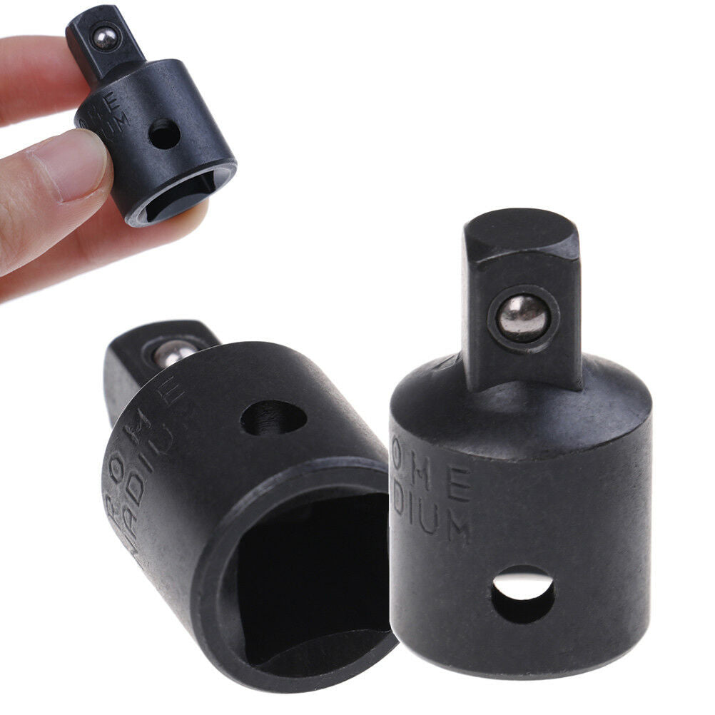 1/2 to 3/8 Pneumatic Sleeve Adapter Head Adapter Socket Reducer Air ImpactDEAU