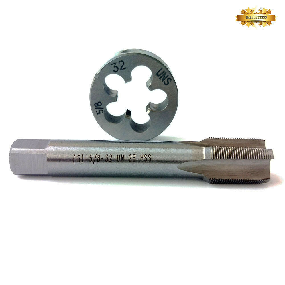 1pcs 5/8 -32 tap + 1pcs 5/8 -32 die UNF British US made right hand taper