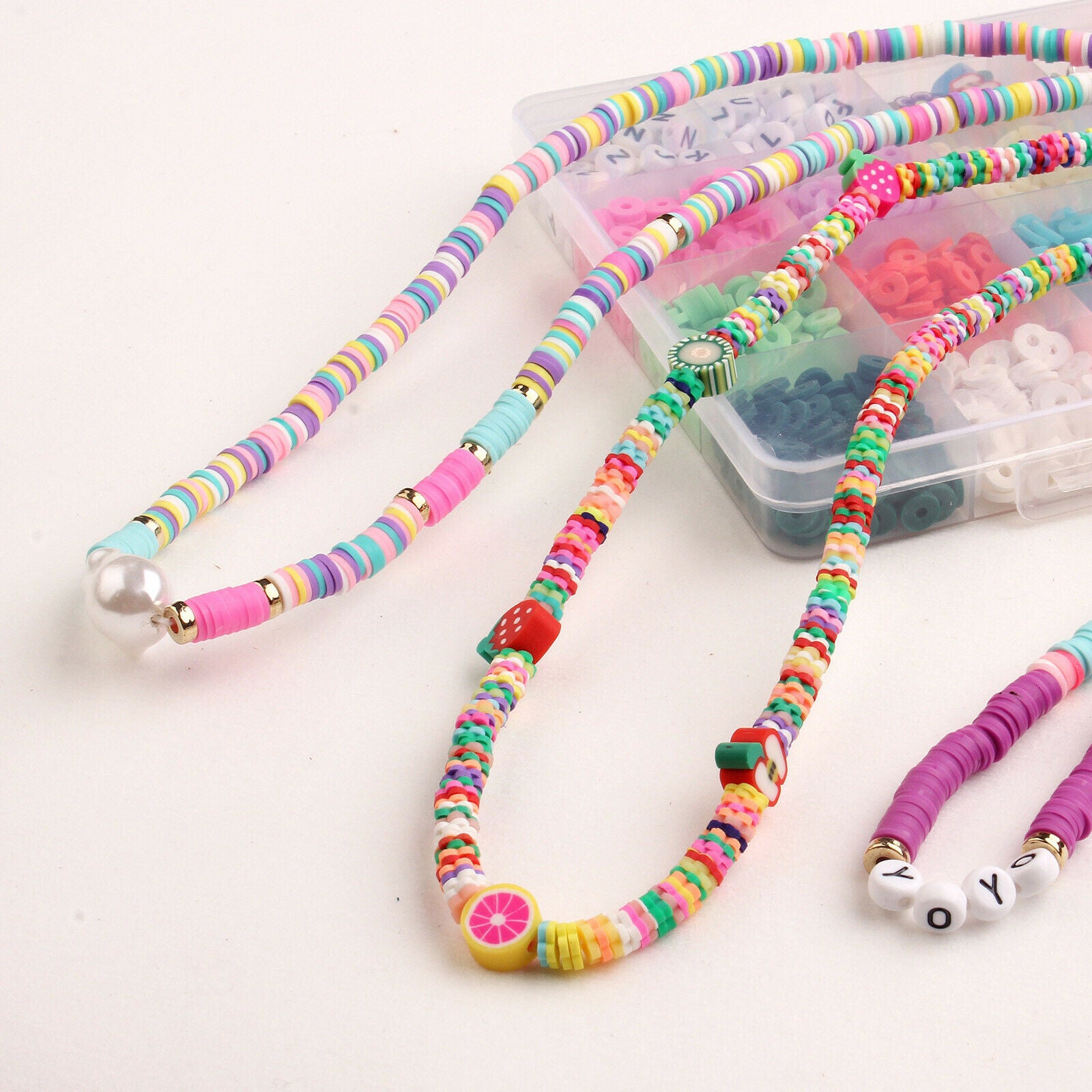 3200x20 colors Polymer Clay Beads Handmade Beads Flat Round