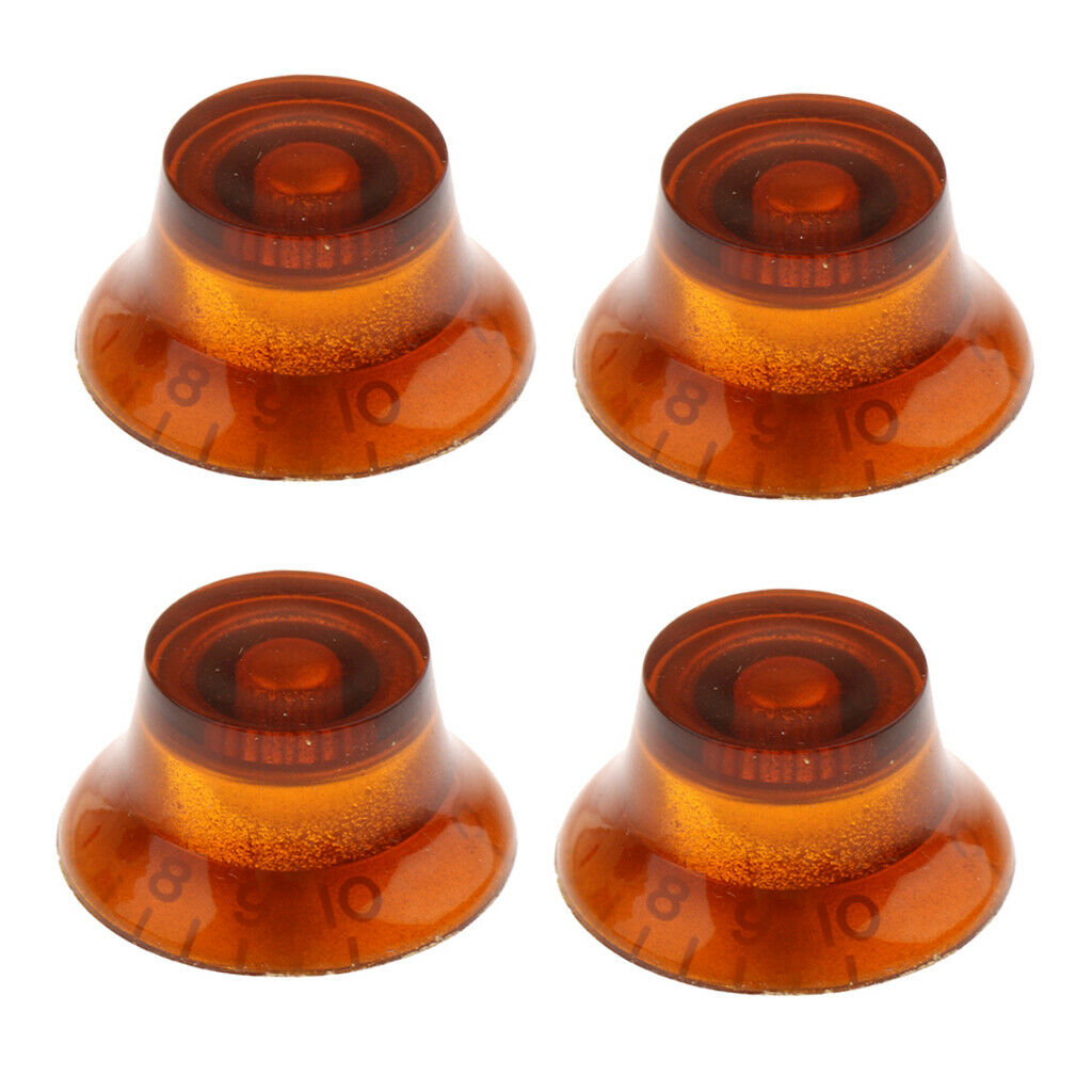 4 Pack Top Hat Guitar Speed Control Knobs for   LP Guitar Musical
