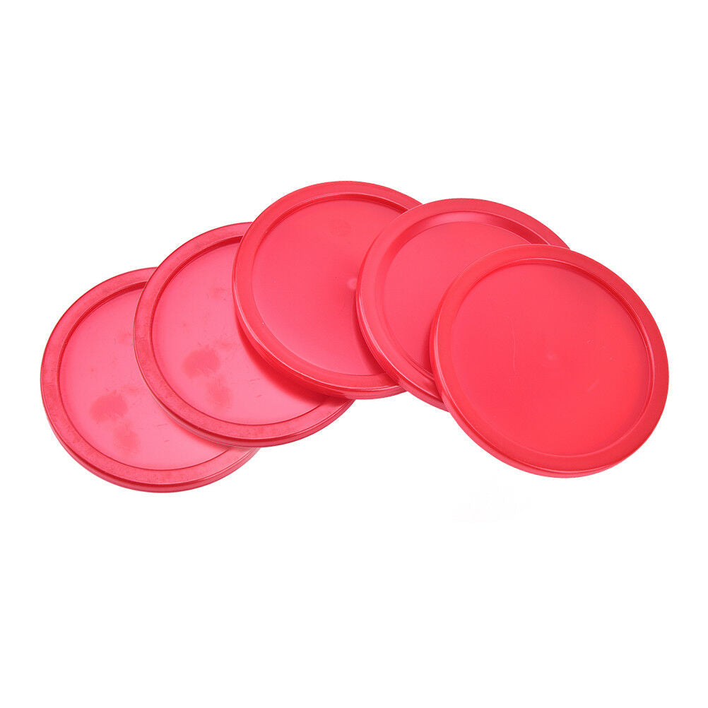 5Pcs 2 inch Mini Air Hockey Table Pucks 51mm Puck Children Table Red Hj Lt