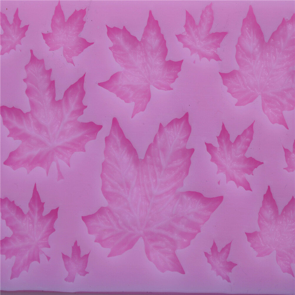 Silicone Maples Molds Chocolate Cake Mold Decor Fondant Cookie Baking Mou.l8