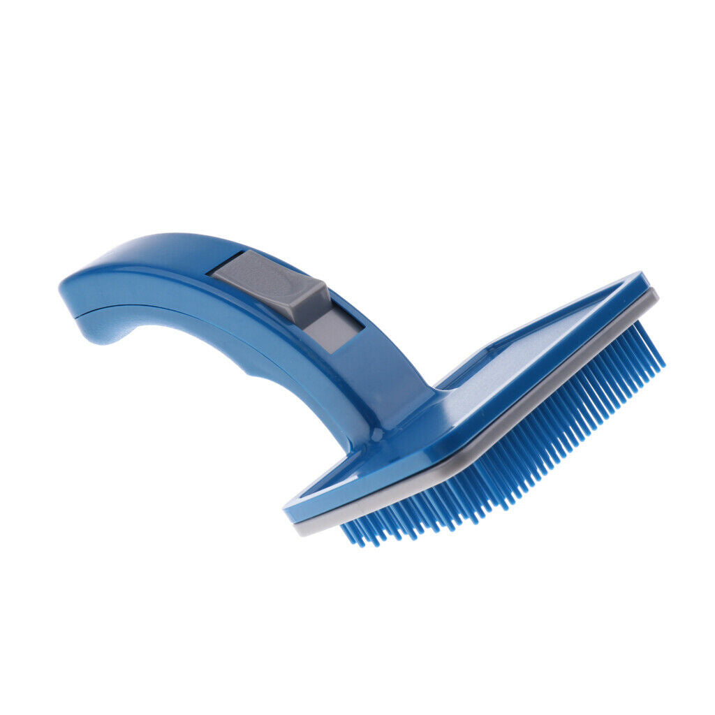 Dog Cat Grooming Brush Tool for Keeping Pets Neat And Clean - Blue