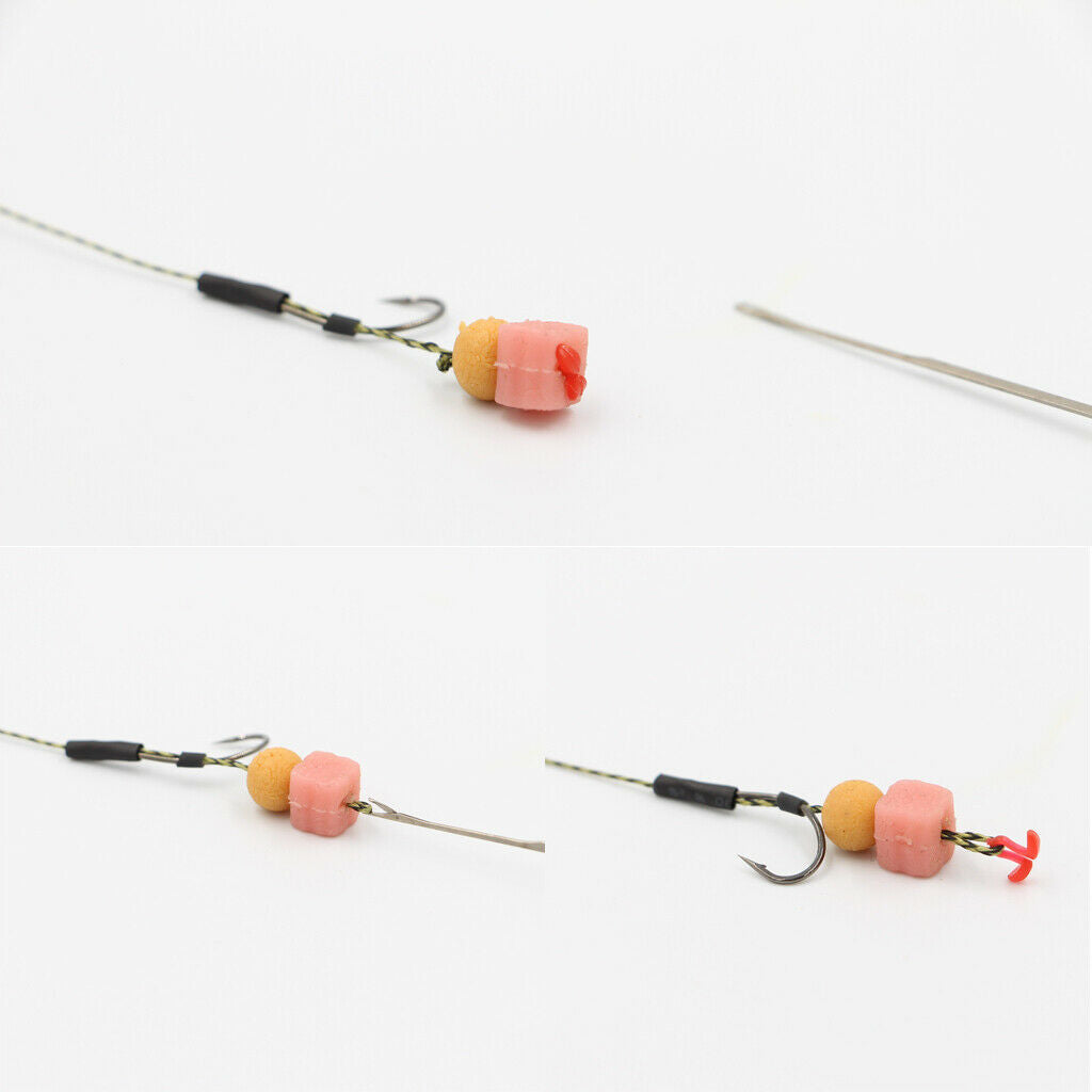 10 Set / 480pcs Plastic Carp Fishing Hair Rig Stops Boilie Bait Stops 7mm