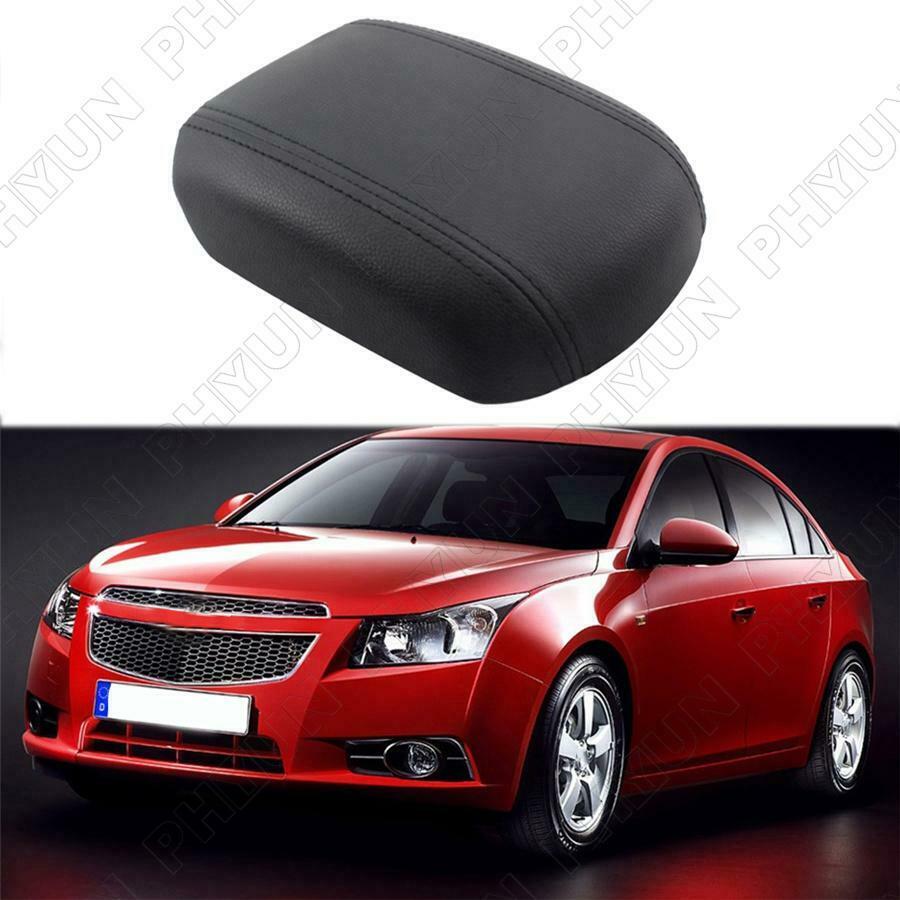 Black Front Center Console Arm Rest Lid Armrest For 2009-2014 Chevrolet Cruze