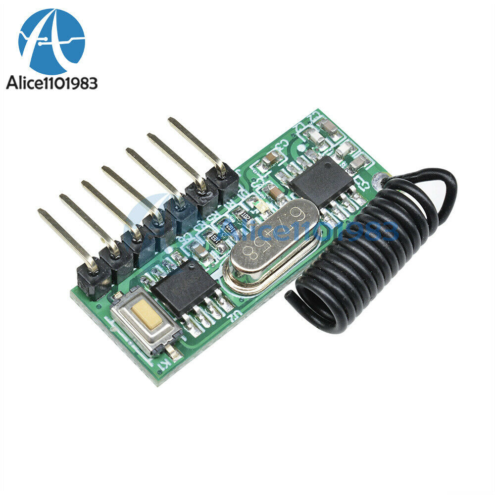 10PCS Wireless 433MHz RF Receiver Remote Control 4 Way Learning Decoder Board