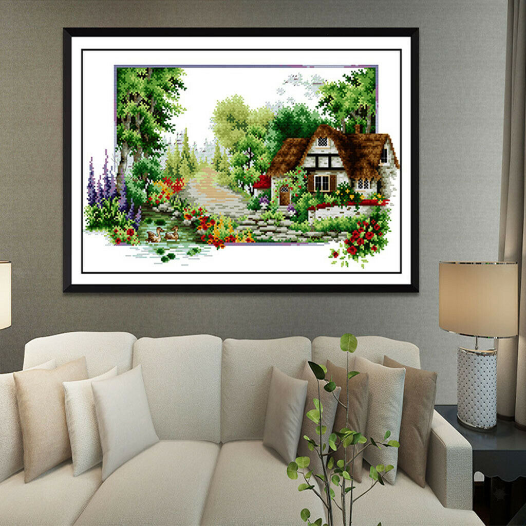 Cross stitch kit, cotton embroidery pictures, embroidery cross stitch kit,