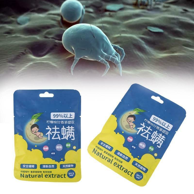 3 Bags Natural Herbal Mite Killer Household Insect Acarid Removal Package Safe