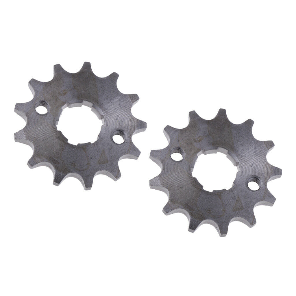 2x13T 13 Teeth 20mm 420 Chain Front Sprocket Cog for 125/140cc Pit Dirt Bike
