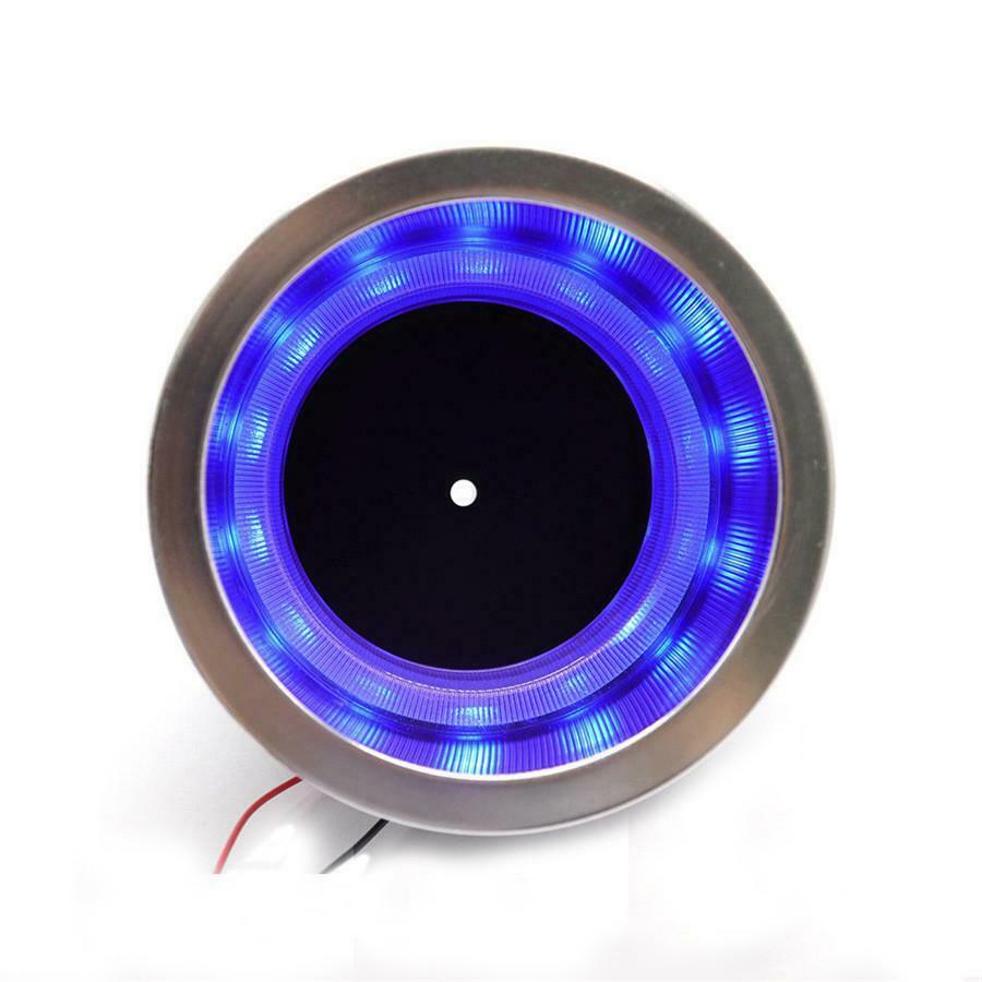 14LED Stainless Steel Cup Drink Holder & Remote For Marine Car 7-color Backlight