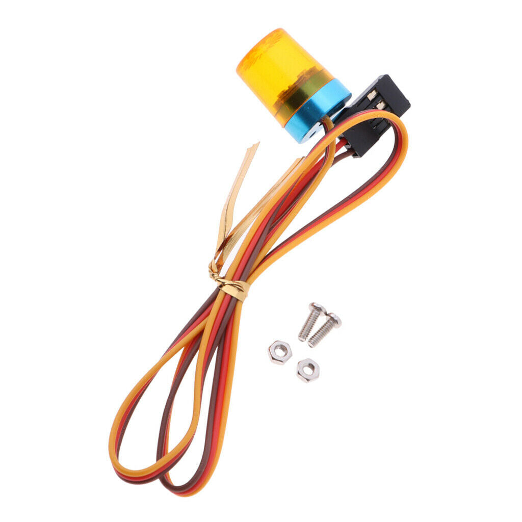 1/10 RC Car Police Flash Light Rotation 4 Mode Ultra Bright LED Orange