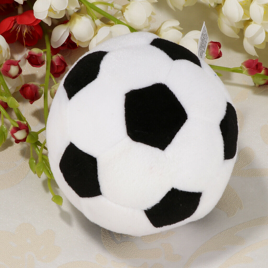 Pack of 2 Soft Stuffed Sport Ball Rugby Football Baby Plush Non-toxic Set