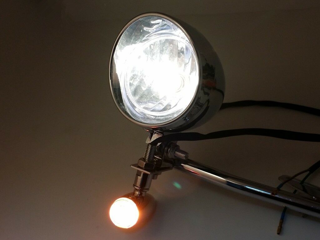Motorbike Bullet  Bullet Turn Signal Spot light Cruiser Touring Chopper Custom