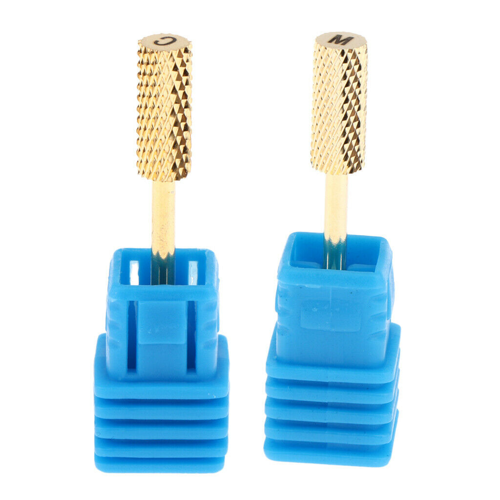 2Pcs Electric Nail Drill Bit Grinding Head Nail Manicure Tool for Home Nail Art