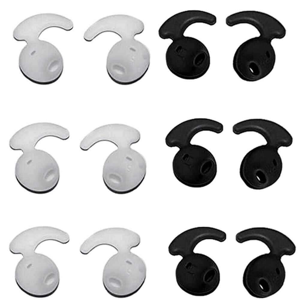 12 Pcs Replacement Earbuds Anti Slip Silicone Ear Gels   Galaxy S6 S7
