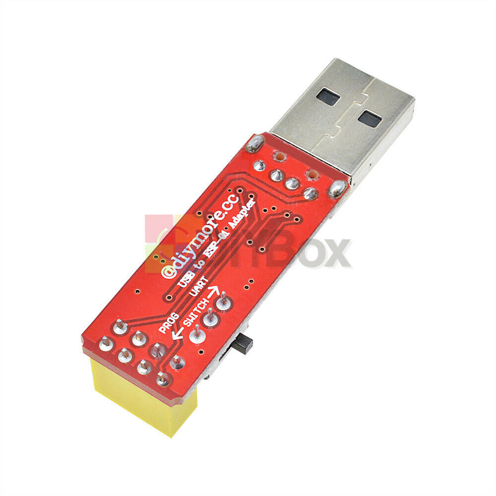2PCS 4.5V-5.5V USB to ESP8266 ESP-01 Wireless Wifi Adapter Module +CH340G Driver