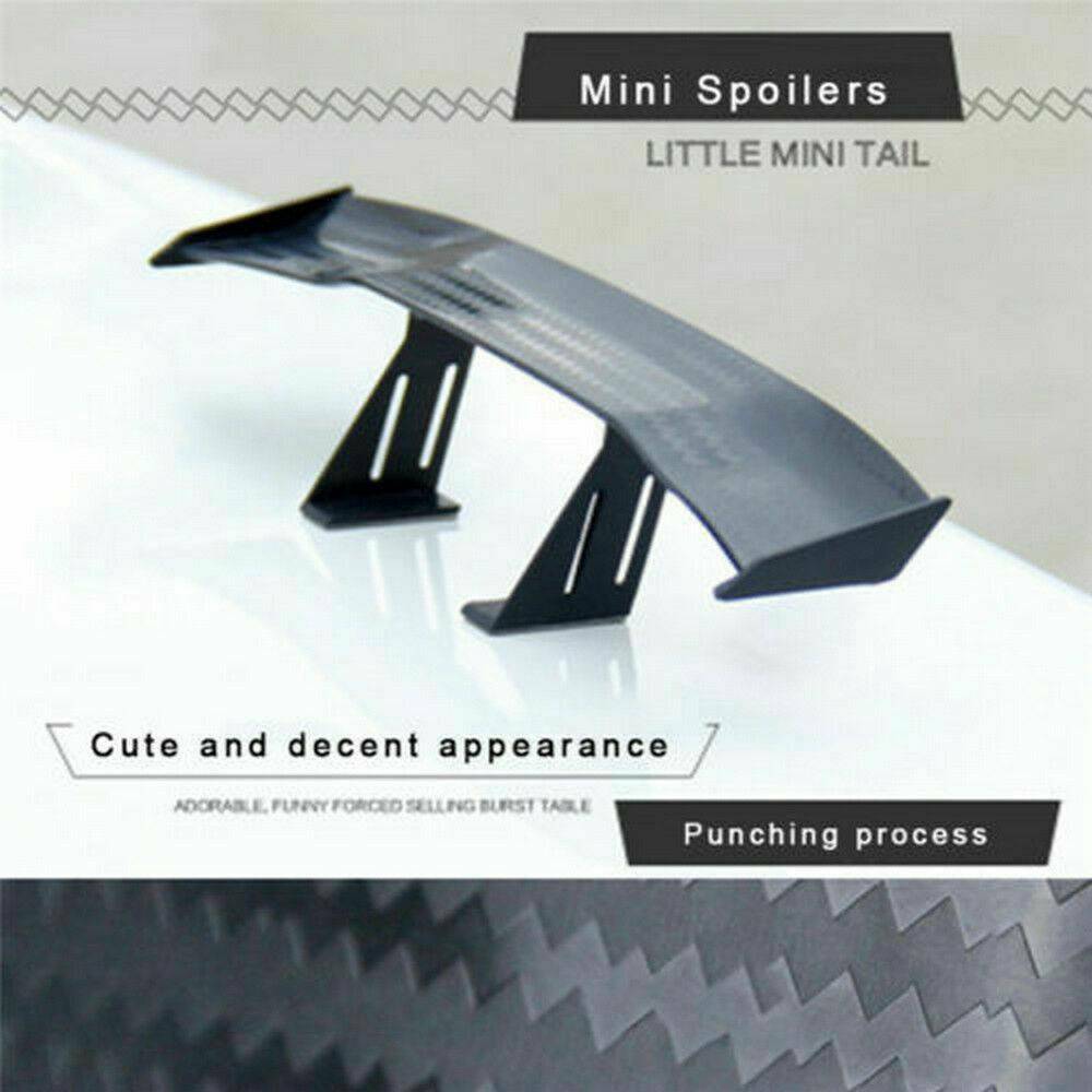6.7" Universal Mini Spoiler Auto Car Tail Decoration Spoiler Wing Carbon Fiber*1